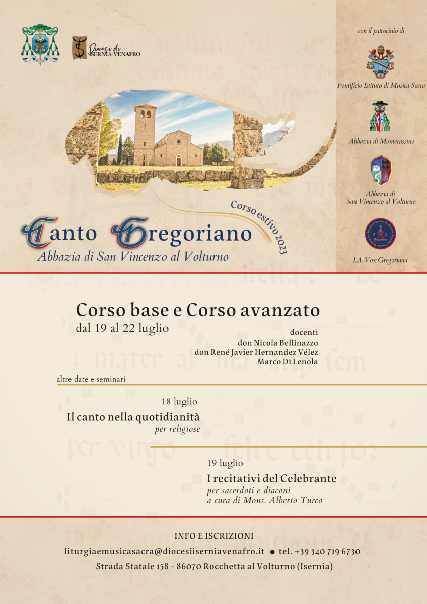 You are currently viewing Corso base ed avanzato di Canto Gregoriano